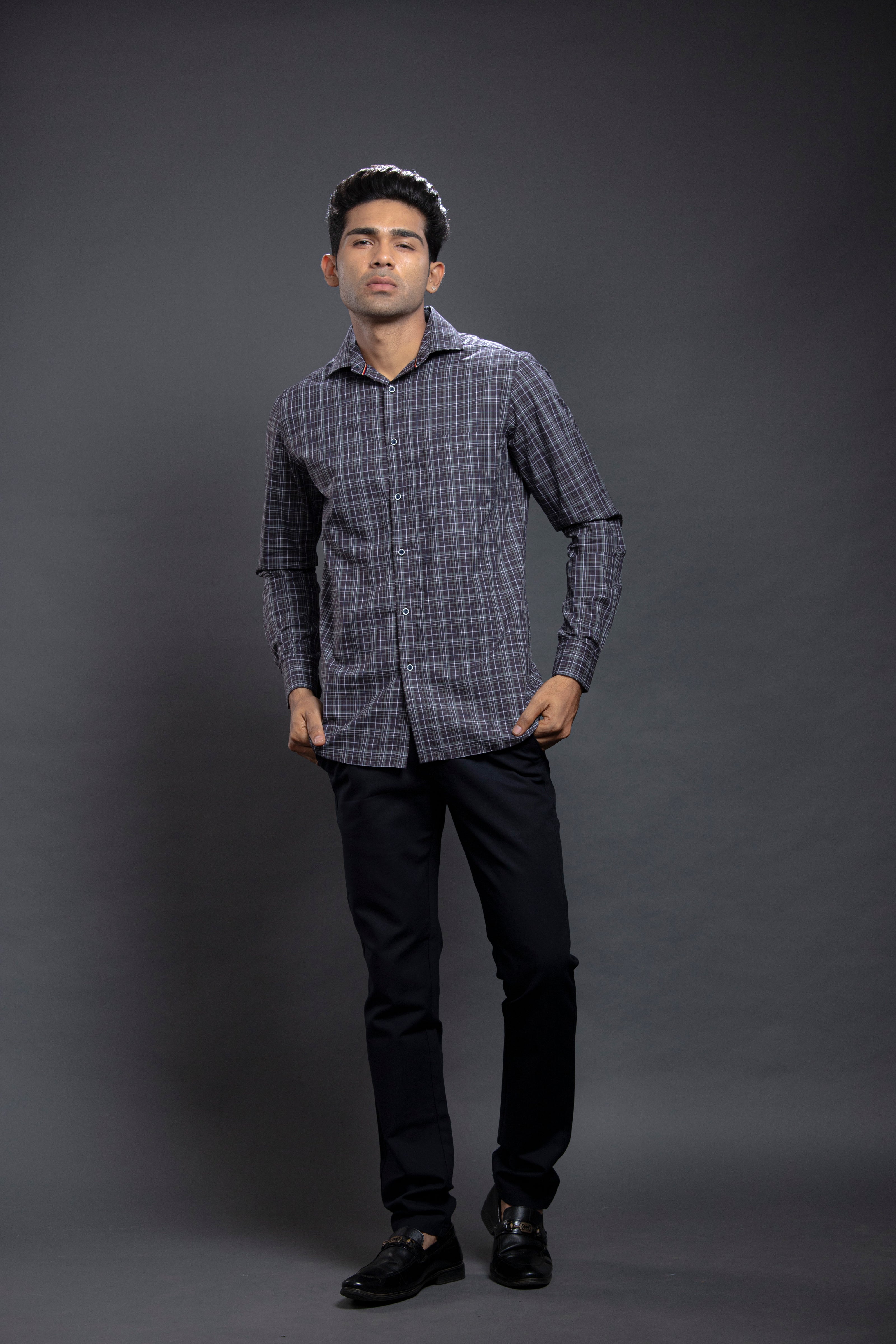 Olive Checkered Shirts