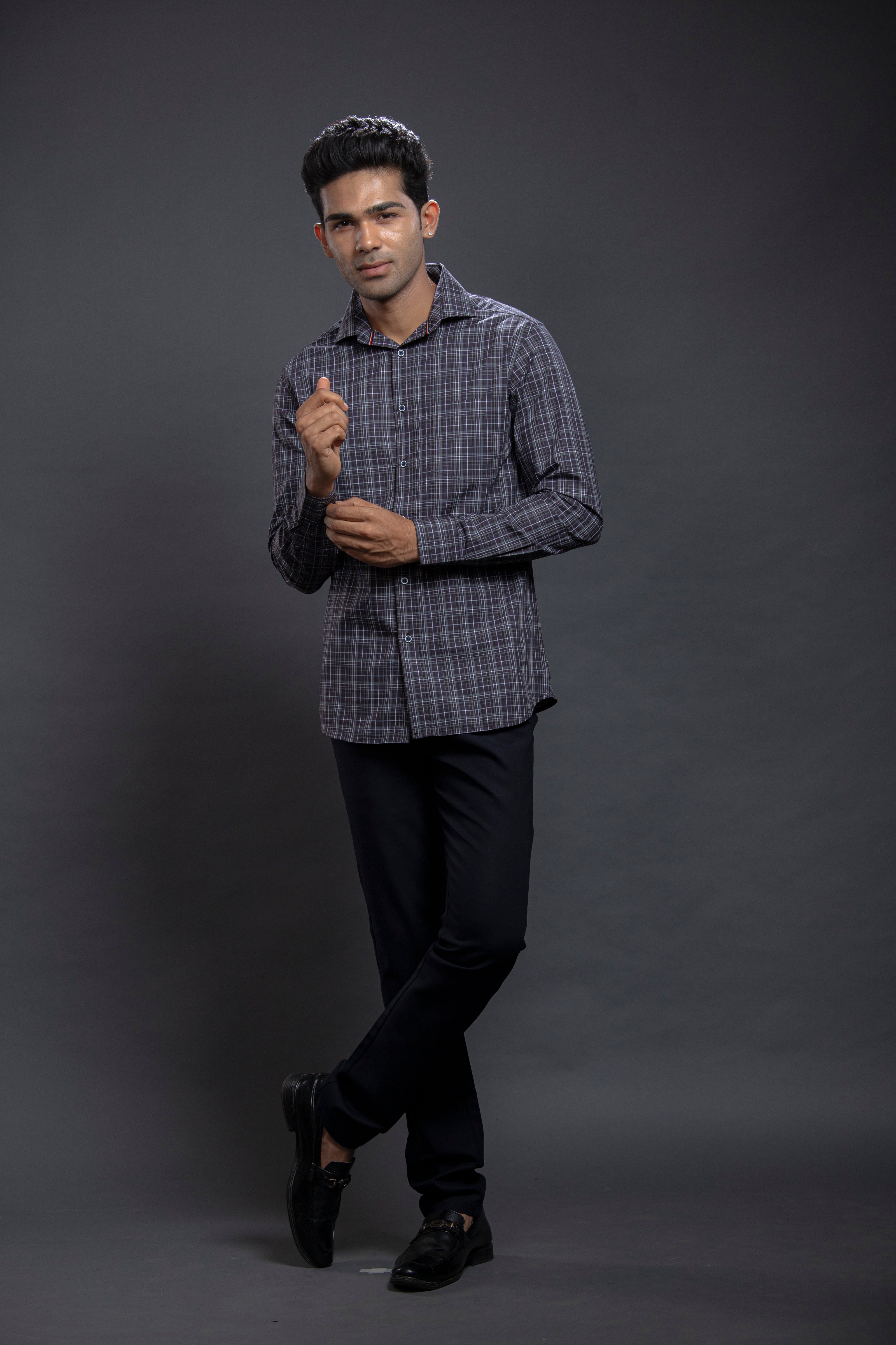 Olive Checkered Shirts