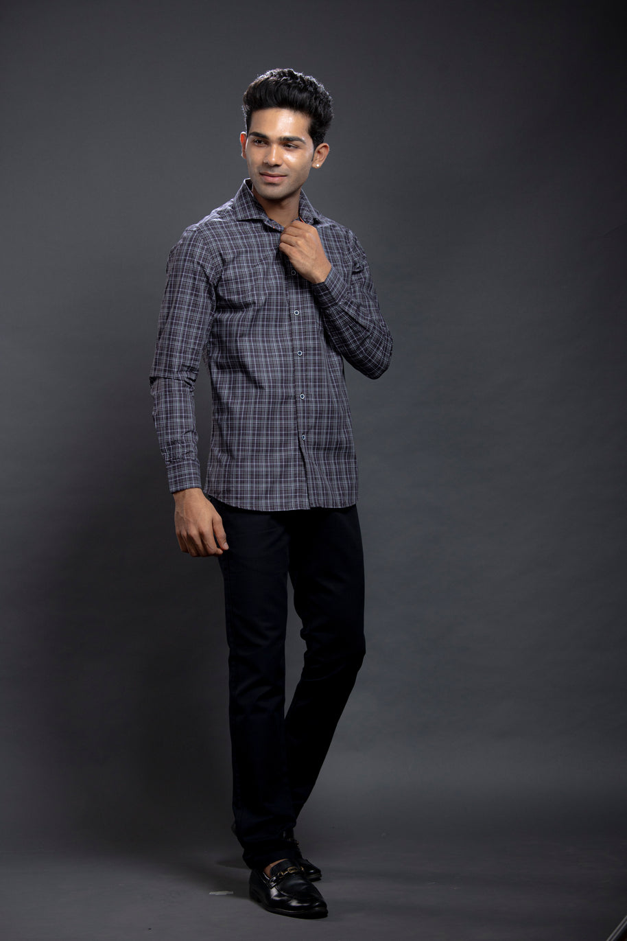 Olive Checkered Shirts