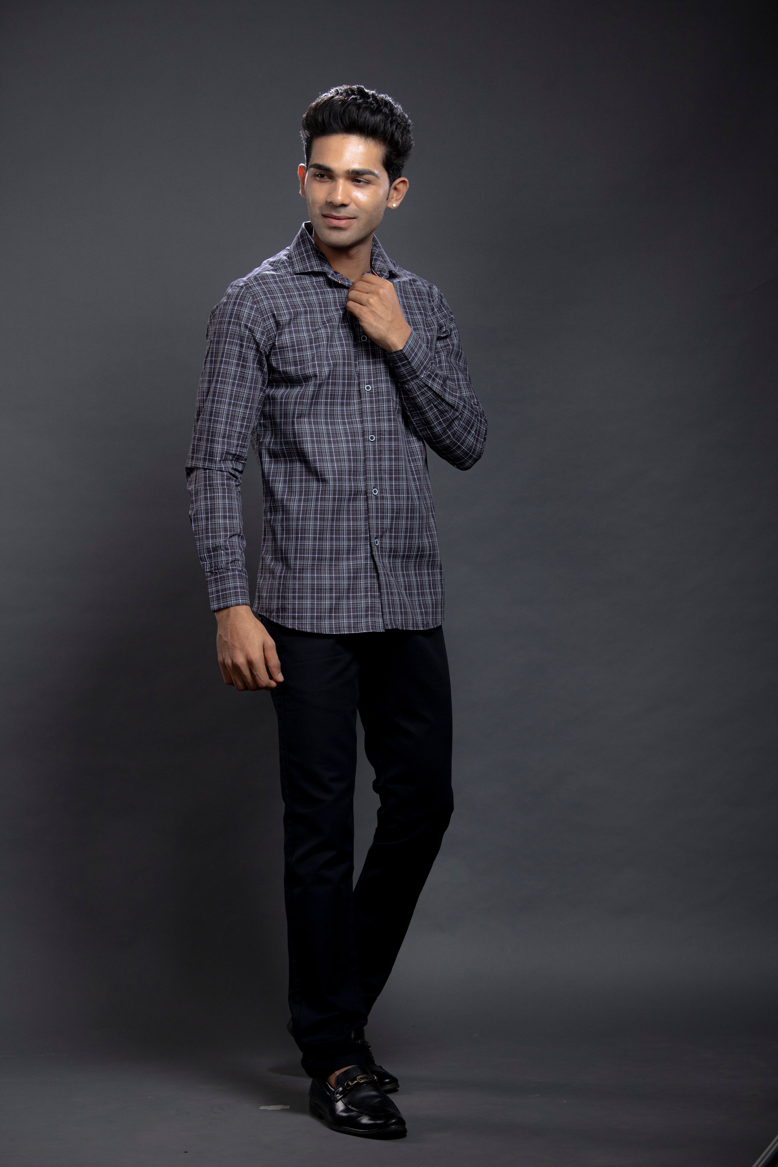 Olive Checkered Shirts