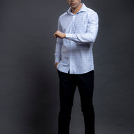 Blue Checkered Shirts