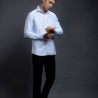 Blue Checkered Shirts