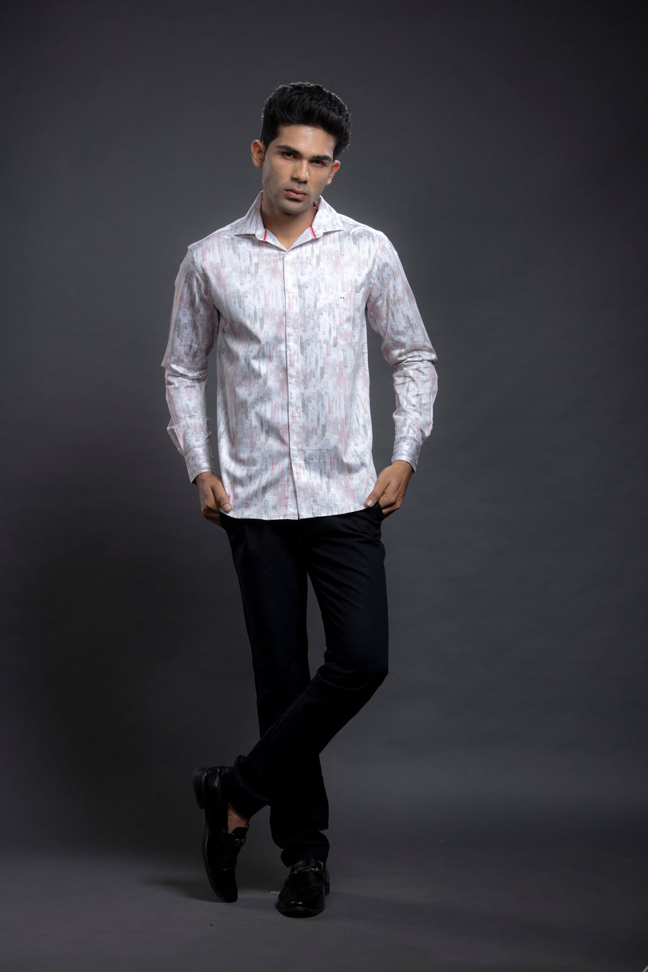 Pink Printed Shirts