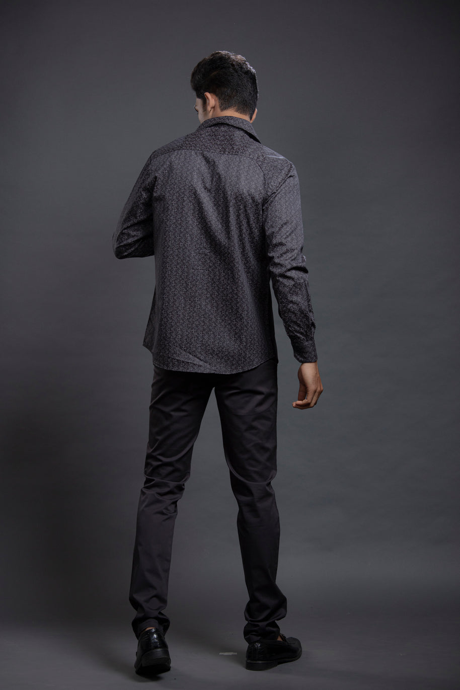 Brown Printed Shirt