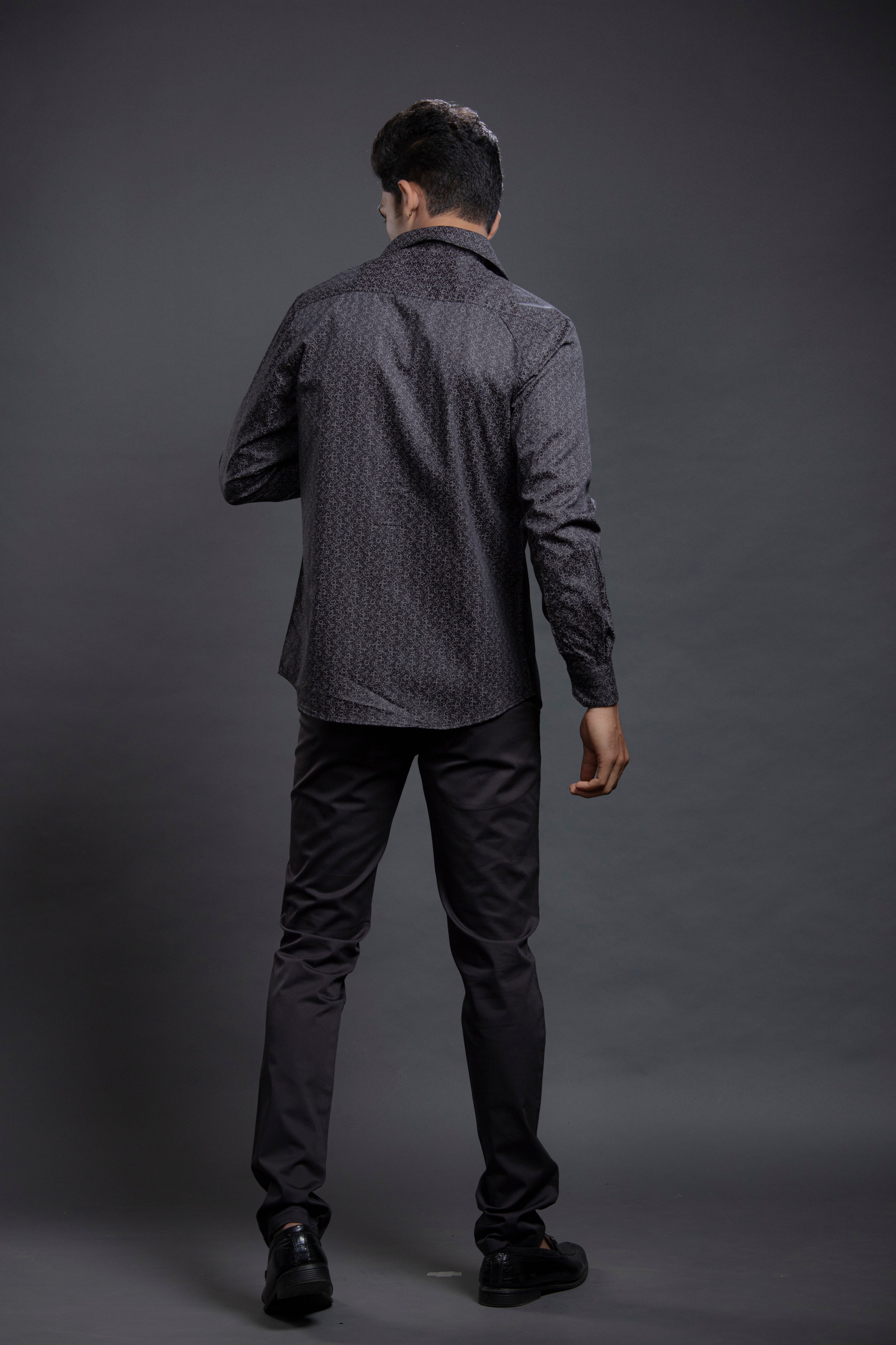 Brown Printed Shirt