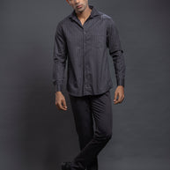 Brown Printed Shirt