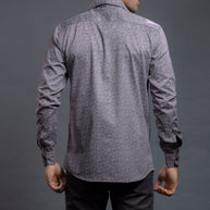 Grey Geometrical Printed Shirt