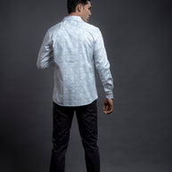 Blue Printed Shirts