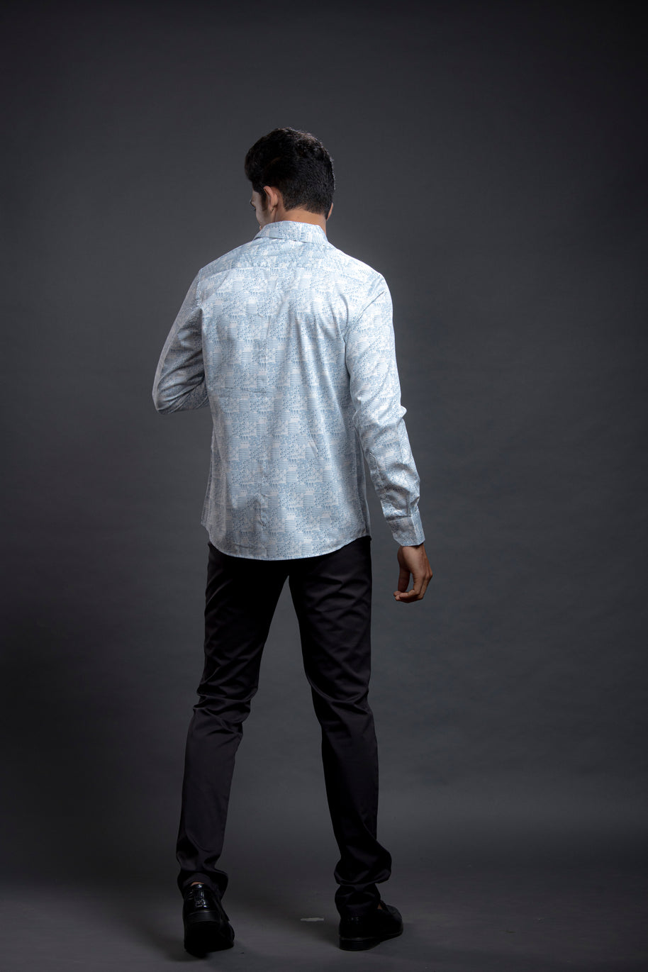 Blue Printed Shirts