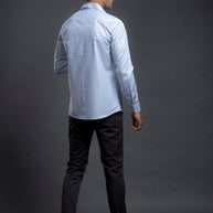 Blue Printed Shirt