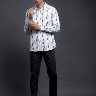 Grey Printed Shirts