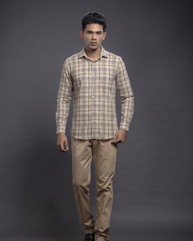 Olive Checkered Shirts