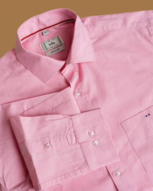 Light Pink Classic Solid Shirt
