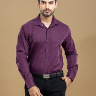 Violet Classic Solid Shirt