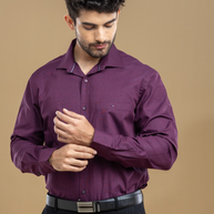 Violet Classic Solid Shirt