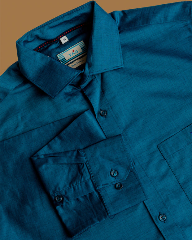 Sea Green Classic Solid Shirt