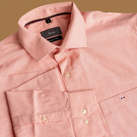 Peach Classic Solid Shirt