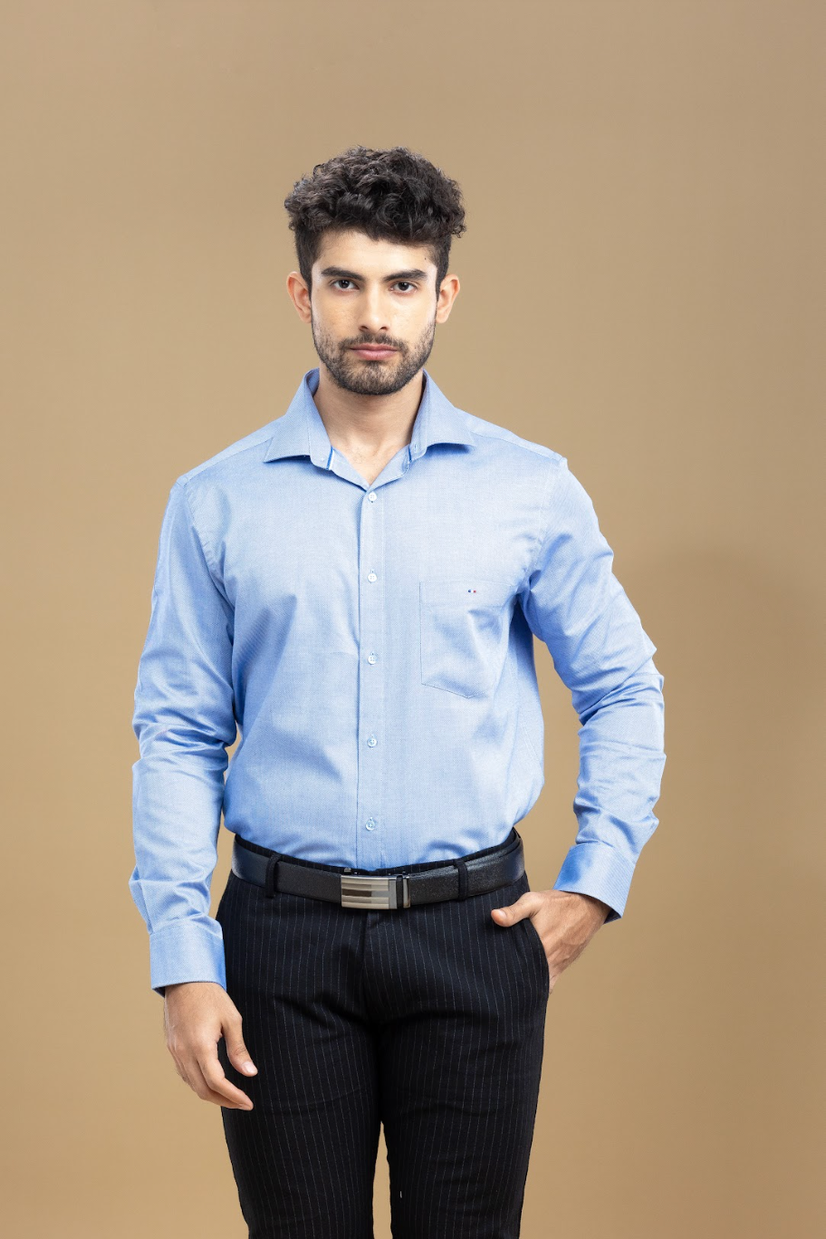 Mist Blue Classic Solid Shirt