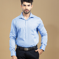 Mist Blue Classic Solid Shirt