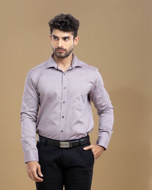 Periwinkle Purple Classic Solid Shirt