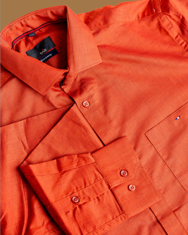 Brick Classic Solid Shirt